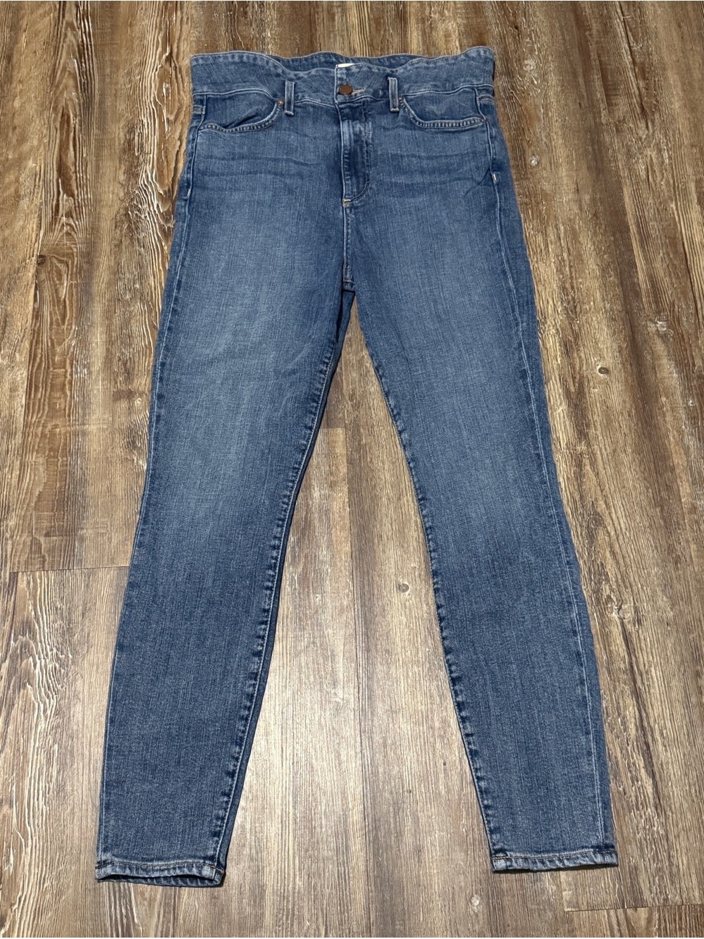 Alice + Olivia Good Wrap Waist High Rise Skinny Jeans Women's 31 in Naughty But